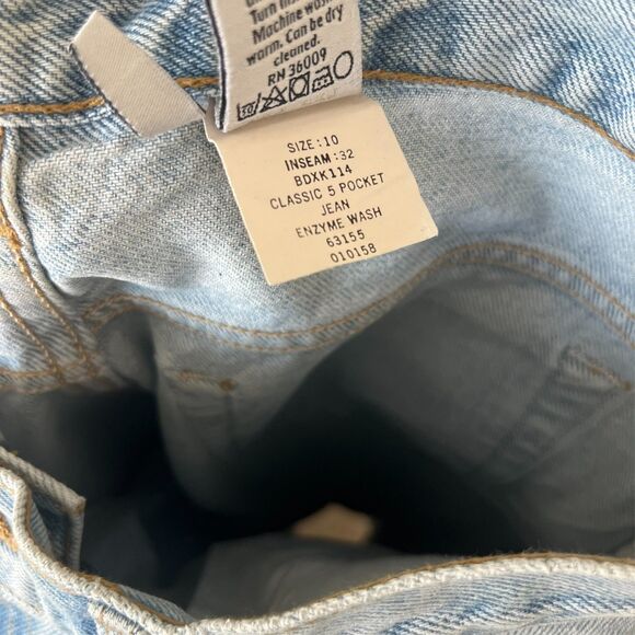 VTG 90s Calvin Klein Jeans Women Sz 10 Easy Fit Classic Denim Blue Enzyme Wash - Picture 8 of 11